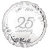 Palloncino mylar 18" Cm. 43 - 25° Anniversario