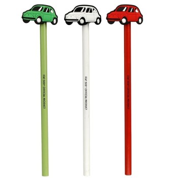 Matita con topper pvc Fiat 500