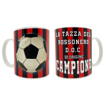 Tazza mug ceramica "Rossonero DOC"