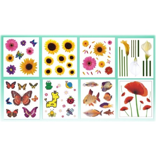 Stickers da muro Cm. 25x28 - Blister 2 fogli