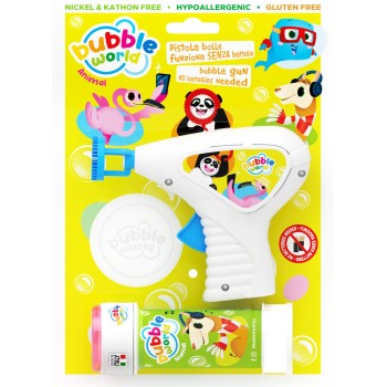 Pistola spara bolle di sapone "Animals"