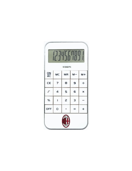 Calcolatrice 10 cifre logo AC Milan