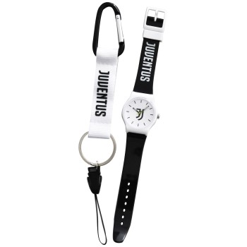 Set regalo orologio da polso e portachiavi Fc Juventus