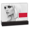 Portafoto con base nera e plex Cm. 13x18