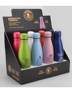 Borraccia alluminio termica 500 ML - Aforismi simpatici - Soggetti assortiti 2