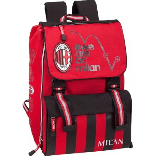 Zaino scuola grande deluxe AC Milan Cm. 40x28x13