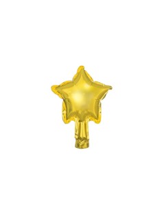 Palloncino mylar Cm. 12 - Stella - Oro Gold - Confezione 25 pezzi