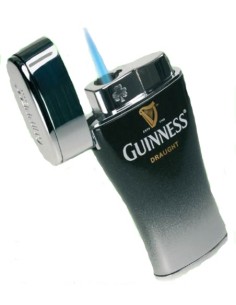 Accendino fiamma elettrica Pinta Guinness Silver