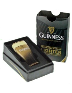 Accendino fiamma elettrica Pinta Guinness Gold