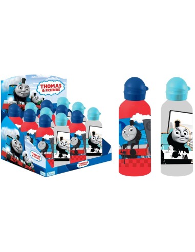 Borraccia alluminio 500 ML - Trenino Thomas - Colori assortiti