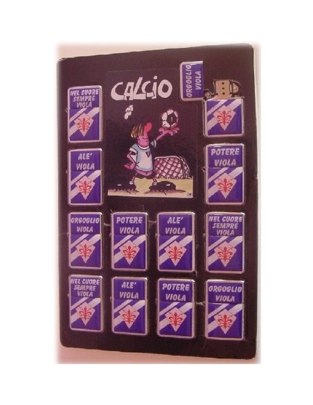Accendino metallo calcio viola