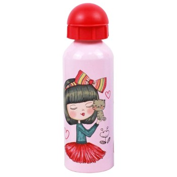 Set regalo con borraccia alluminio 500 ML e portapranzo - Girl 2