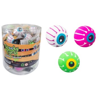 Gomma per cancellare "Occhio" Cm. 2,9 - Colori assortiti
