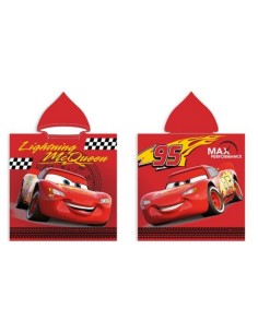 Accappatoio poncho con cappuccio Cars