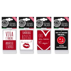 Deodorante per auto/ambiente umoristico - Fragranze e soggetti assortiti