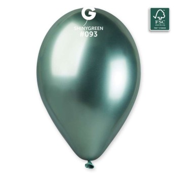 Palloncino lattice cromato 13" Cm. 33 - Confezione 50 pz - Gemar - Shiny Green
