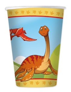Bicchiere carta Cc. 200 - Confezione 8 pezzi - Jurassic