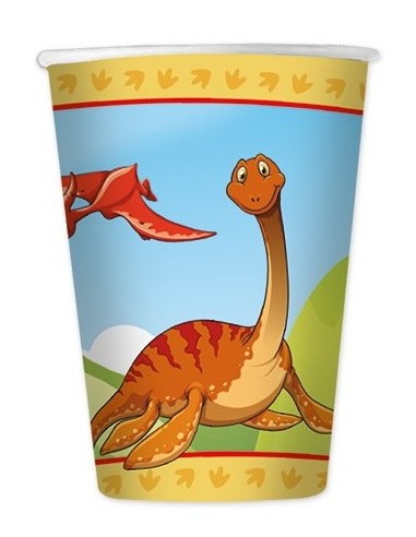 Bicchiere carta Cc. 200 - Confezione 8 pezzi - Jurassic