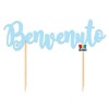 Cake topper Italic Cm. 20x15 - Benvenuto