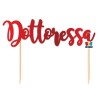 Cake topper italic Cm. 20x14 - Dottoressa