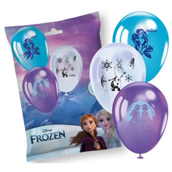 Palloncini lattice Frozen II - Blister 10 pezzi 2