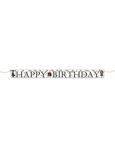 Festone carta Happy Birthday Cm. 210 - Harry Potter