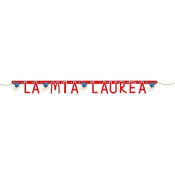 Festone banner scritta Cm. 210 - La mia laurea