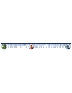 Festone banner scritta Happy Birthday Avengers