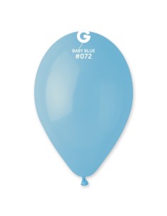 Palloncino lattice 10" Cm. 26 - Confezione 100 pz - Gemar - Azzurro Baby