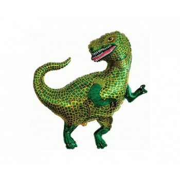 Palloncino mylar minishape Dinosauro "Tirannosauro" - Blister 5 pezzi