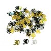 Confetti decorativi metallizzati 18gr. - Black Gold Silver - 30 anni