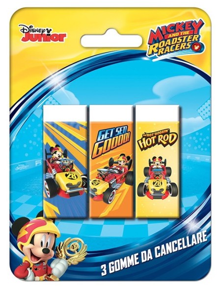 Blister 3 gomme per cancellare - Topolino
