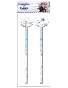 Blister 2 matite con topper gomma - Frozen
