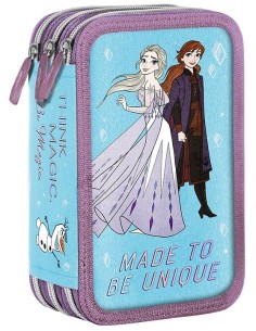 Astuccio completo 3 zip - Deluxe Elios - Frozen