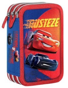 Astuccio completo 3 zip - Giotto Turbolor - Cars