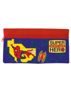 Astuccio bustina piatta con zip Cm. 23x17 - Spiderman