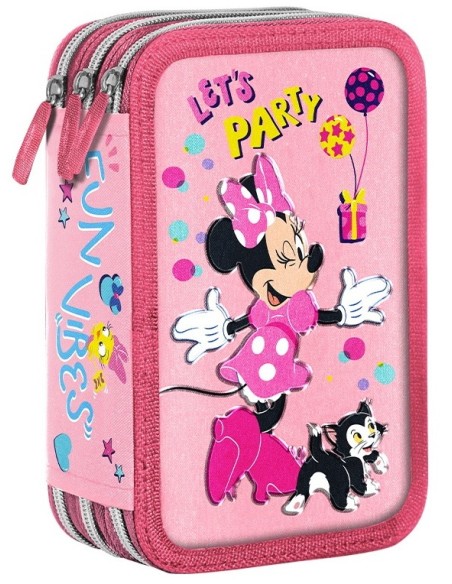 Astuccio completo 3 zip - Deluxe Elios - Minnie