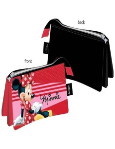 Astuccio bustina triplo scomparto Cm. 21x11 - Minnie