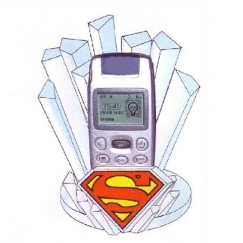 Portacellulare resina Superman criptonite