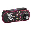 Astuccio rettangolare ovale con apertura Cm. 23x9 - Don't Stop the Music