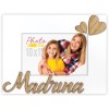 Portafoto legno con scritta rilievo "Madrina" Cm. 17x22 - Formato foto cm. 10x15