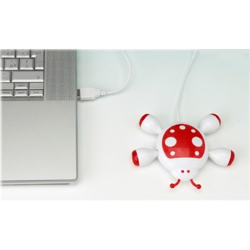 Hub USB coccinella 4 porte