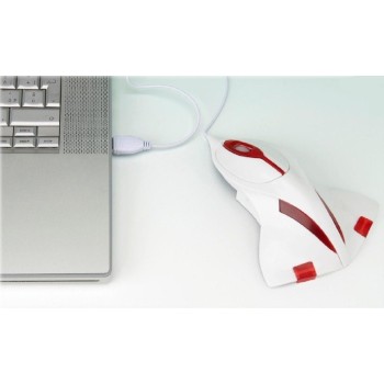 Mouse ottico USB Jet bianco