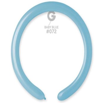 Palloncino lattice modellabile Cm. 140 - Confezione 100 pz - Gemar - Azzurro Baby