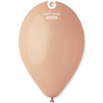 Palloncino lattice 10" Cm. 26 - Confezione 100 pz - Gemar - Rosa Brumoso