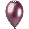 Palloncino lattice cromato 13" Cm. 33 - Confezione 50 pz - Gemar - Shiny Pink