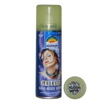 Spray Hair & Body glitterato fosforescente