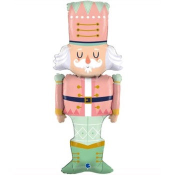 Palloncino mylar 42" Cm. 107 Schiaccianoci Pastel Nutracker