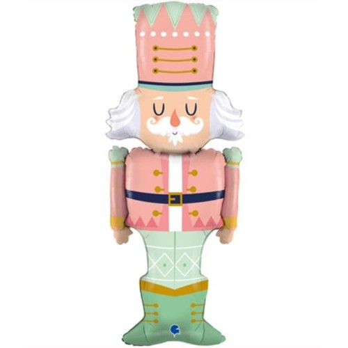 Palloncino mylar 42" Cm. 107 Schiaccianoci Pastel Nutracker