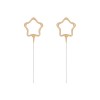 Candela sparklers Stella Oro Gold Cm. 16,5 - Blister 2 pezzi